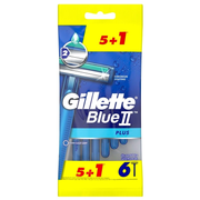 Gillette Blue 2 Plus 5+1 Razors 6 Pieces