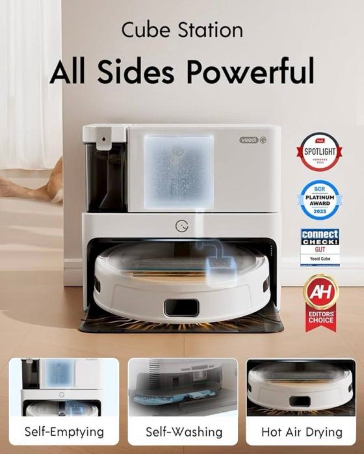 Yeedi Cube Robot Vacuum