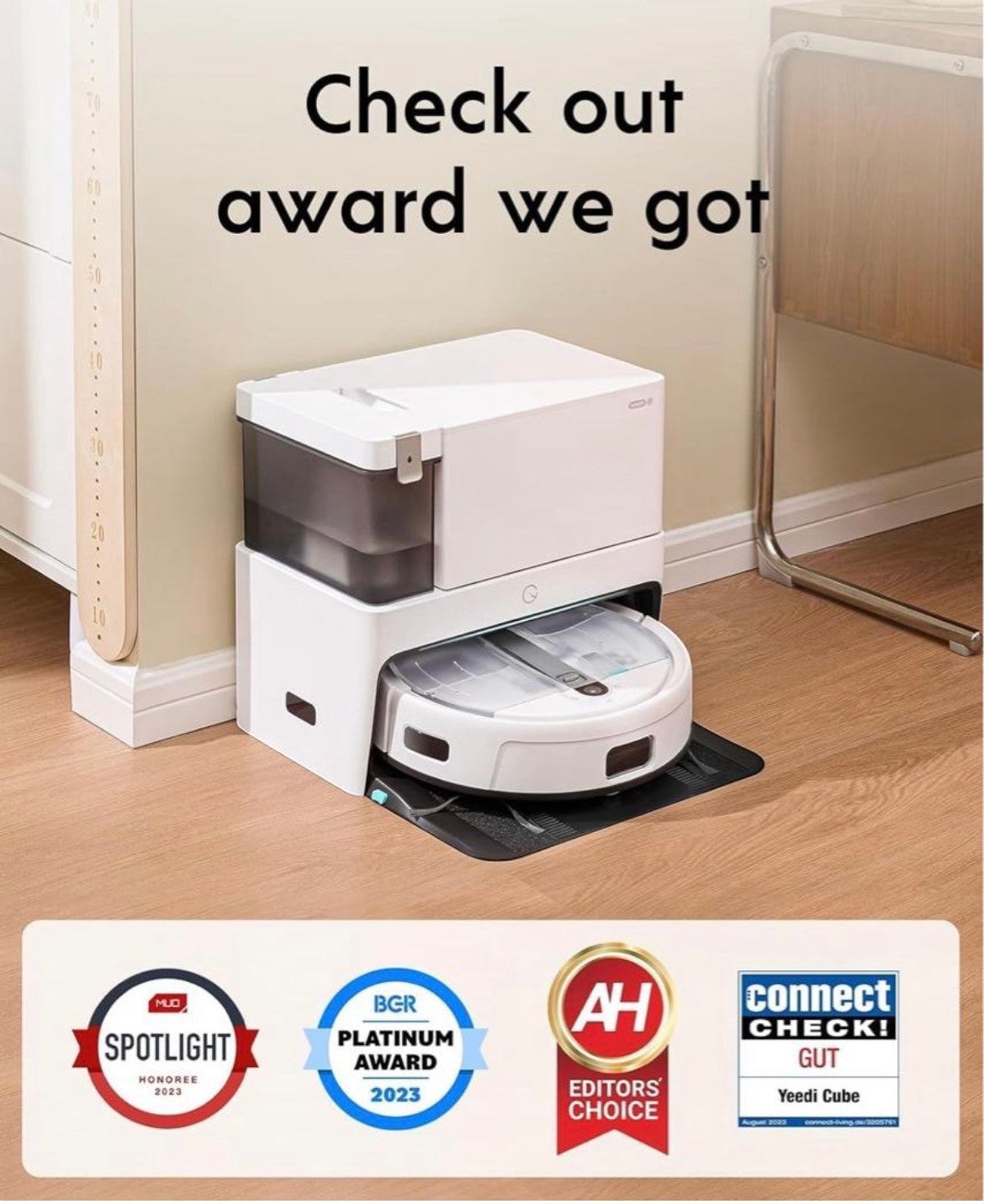 Yeedi Cube Robot Vacuum