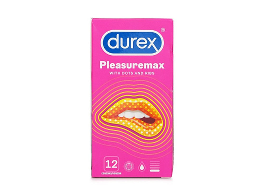 Durex Pleasuremax Dots And Ribs Condoms 12 Pieces