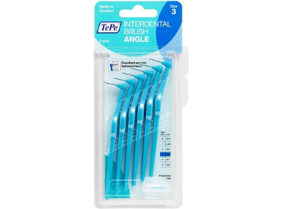 Tepe Angle Interdental Blue Size 3 6 Pieces