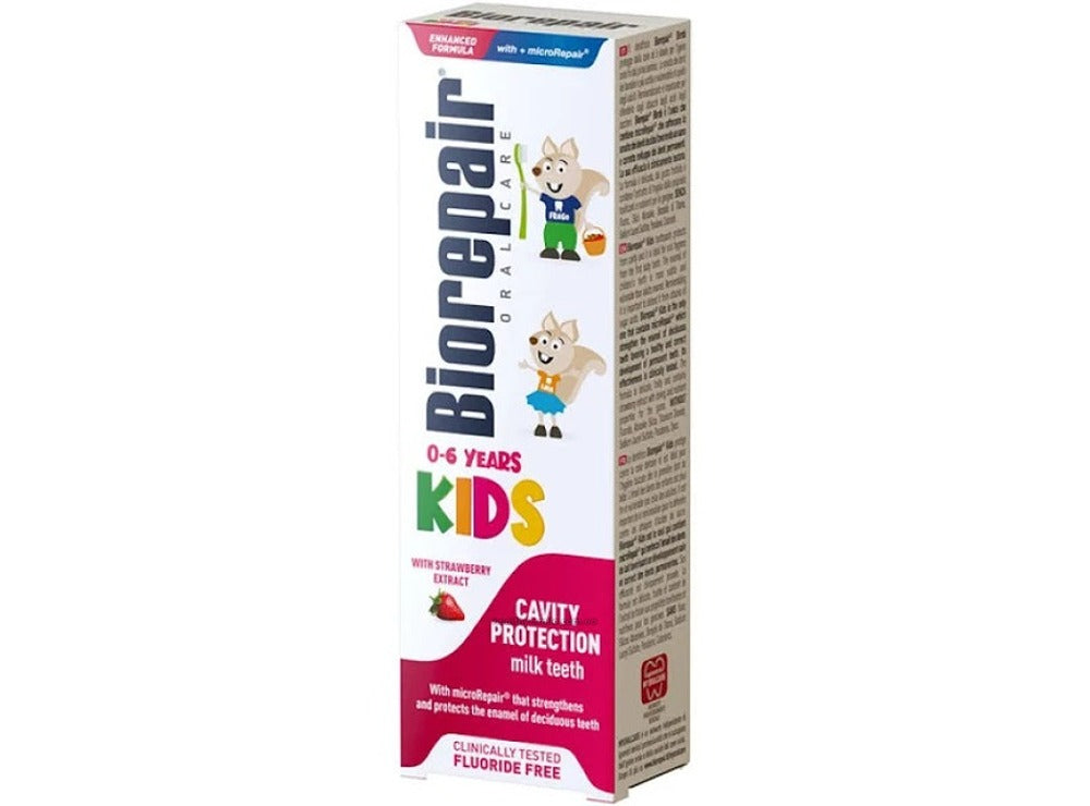 Biorepair Kids Toothpaste Strawberry 0 To 6 Years 50 ml