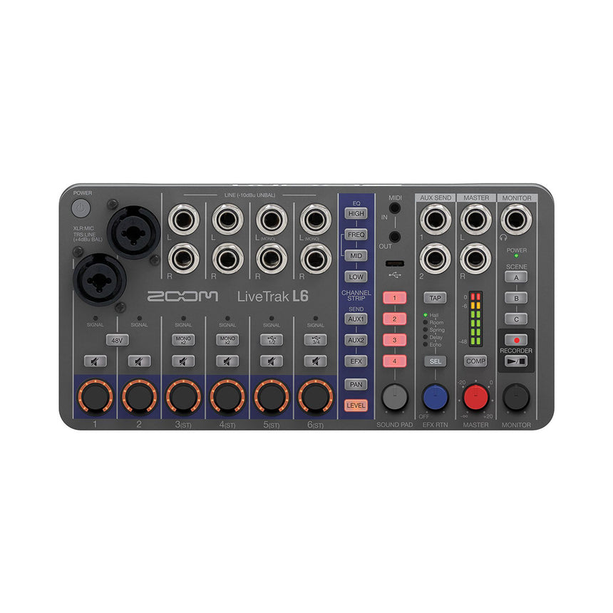 Zoom L6 LiveTrak 10-Channel Digital Mixer