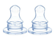 Optimal Orthodontic Silicone Nipple 0M+ 1055 2 Pieces