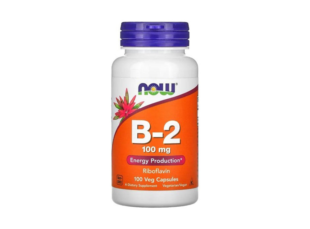 Now B2 100 mg 100 Capsules