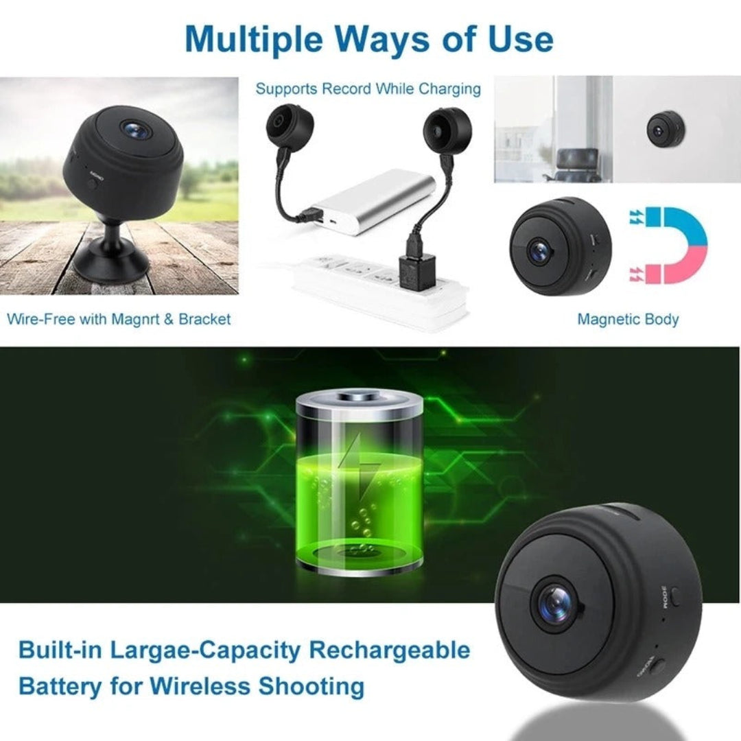 HD 1080P WiFi Smart Camera Night Vision Mini Camera