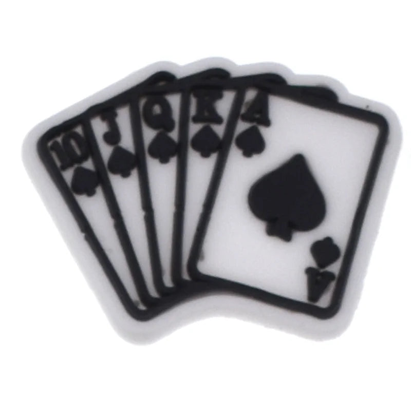 Ace Cards Jibbitz Croc Pins - Crocs