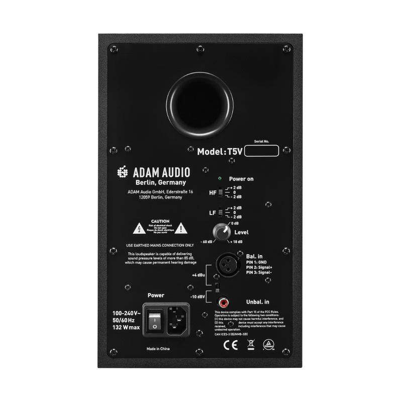 ADAM Audio T5V Active Speaker – Black