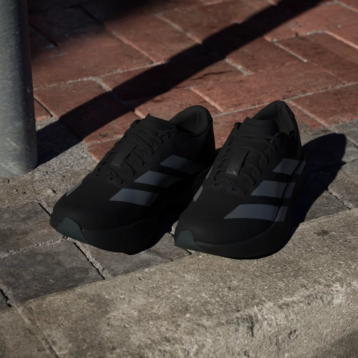 Adidas Men Running Shoes Evo Sl Black