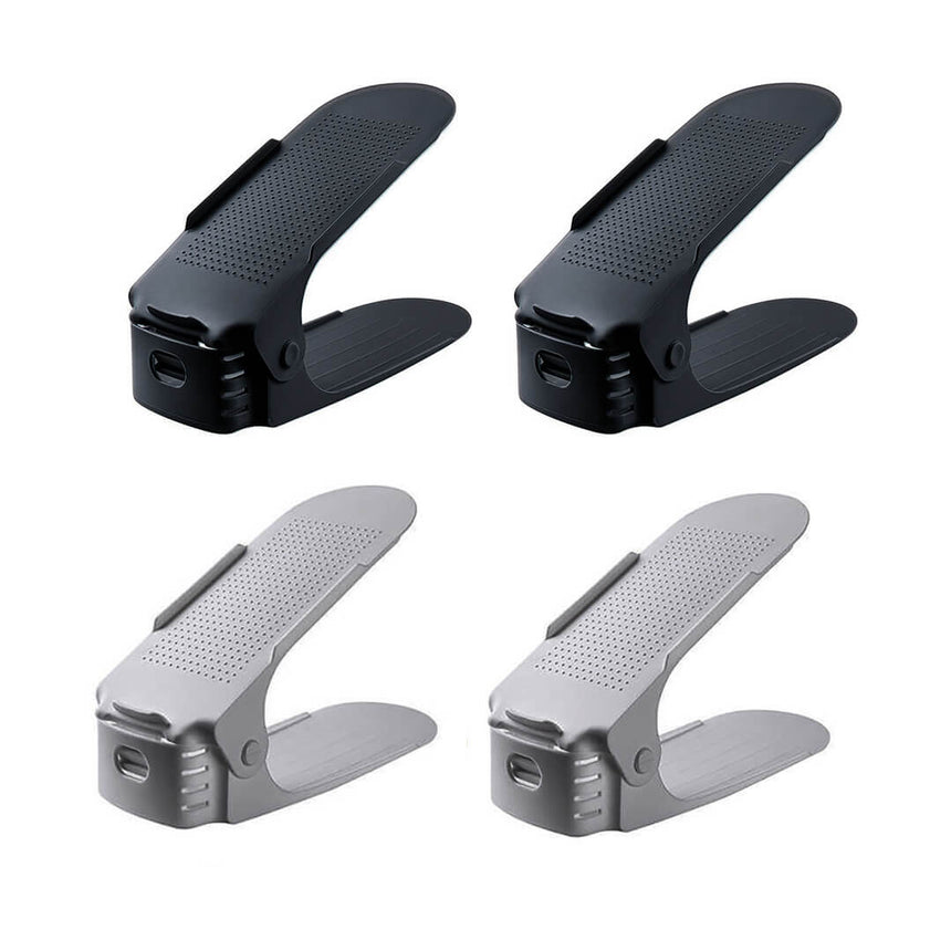 Adjustable Shoe Organizer Space Saving 4 Pieces Set