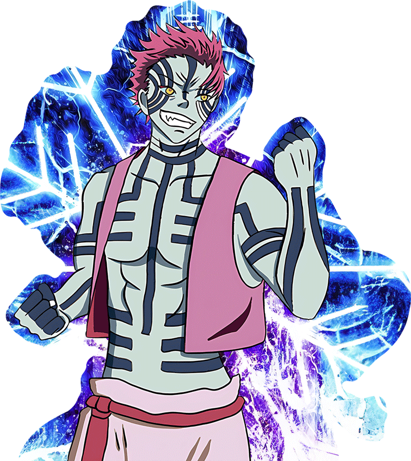 Akaza Demon Slayer 3D Motion Sticker