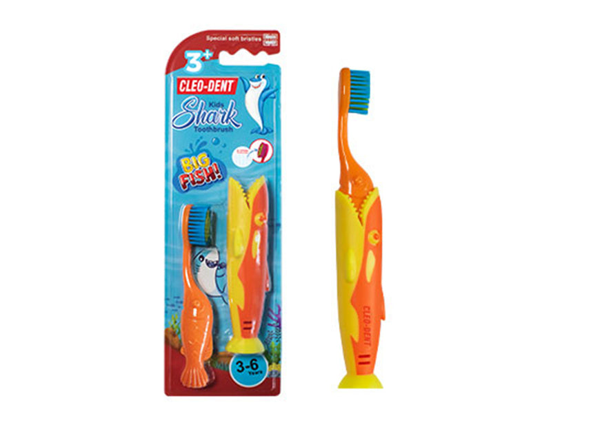 Cleo Dent Kids Tooth Brush Shark 3-6 Years 1 Piece