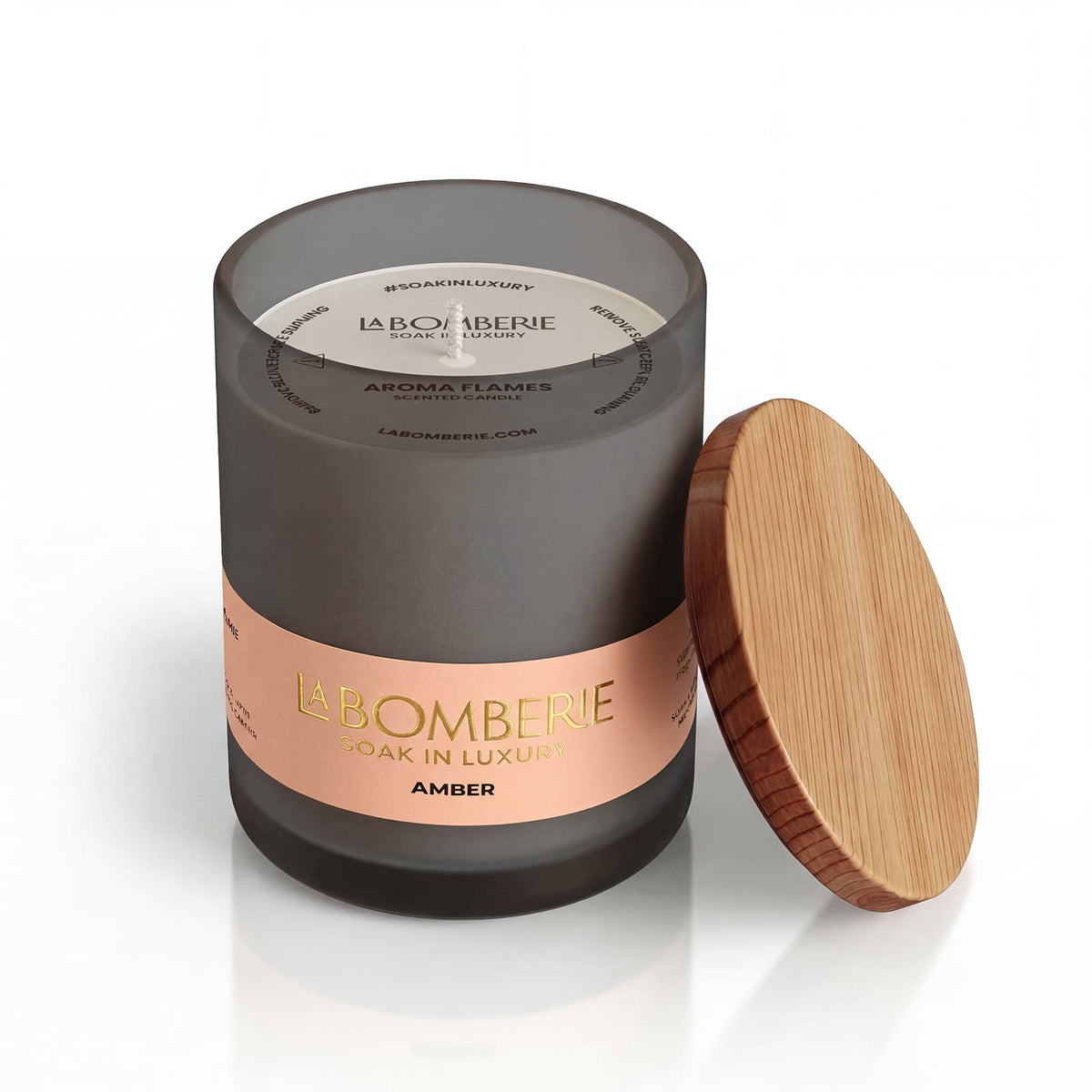 La Bomberie Amber Gleam Scented Candle