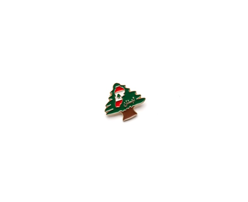 Lebanese Cedar Enamel Pin