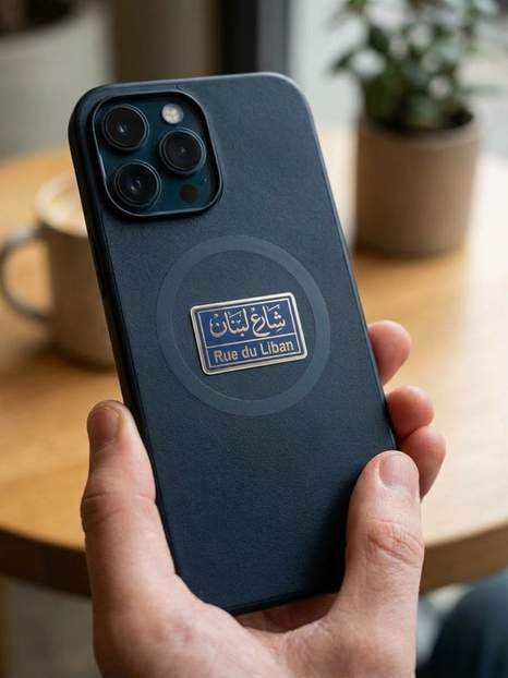 Rue du Liban Enamel Phone Sticker