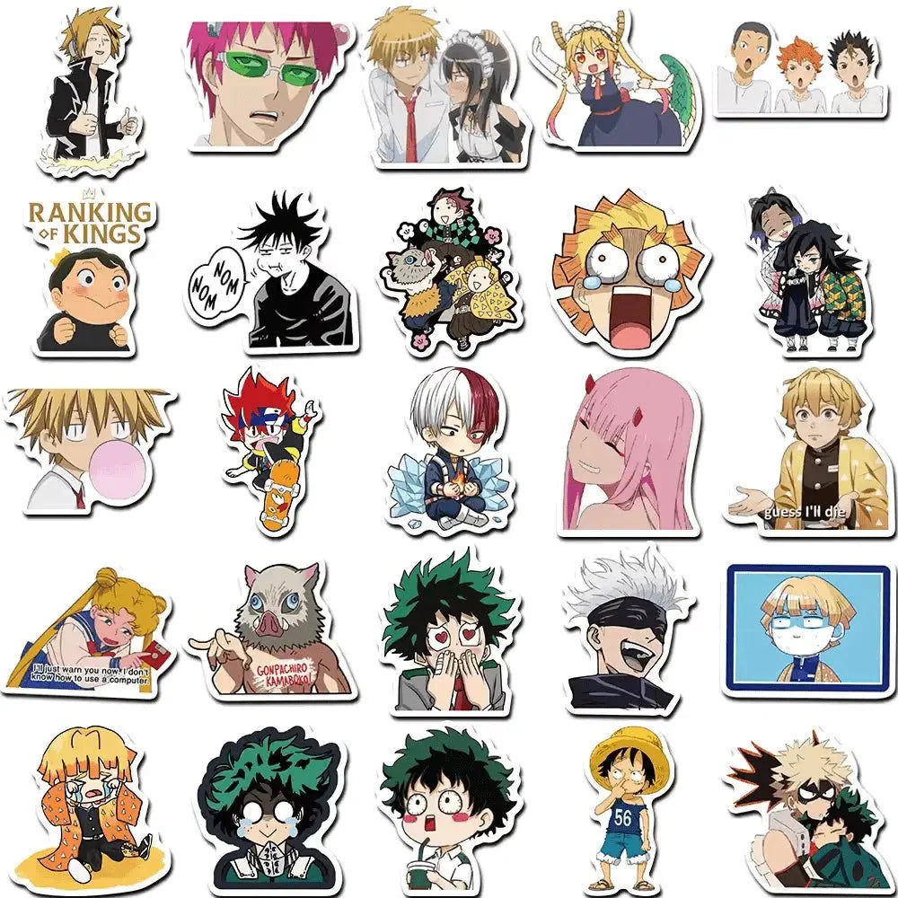Anime Mix Sticker Pack