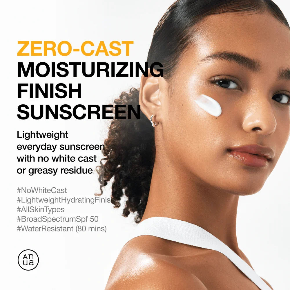 Zero-Cast Moisturizing Finish Sunscreen SPF 50