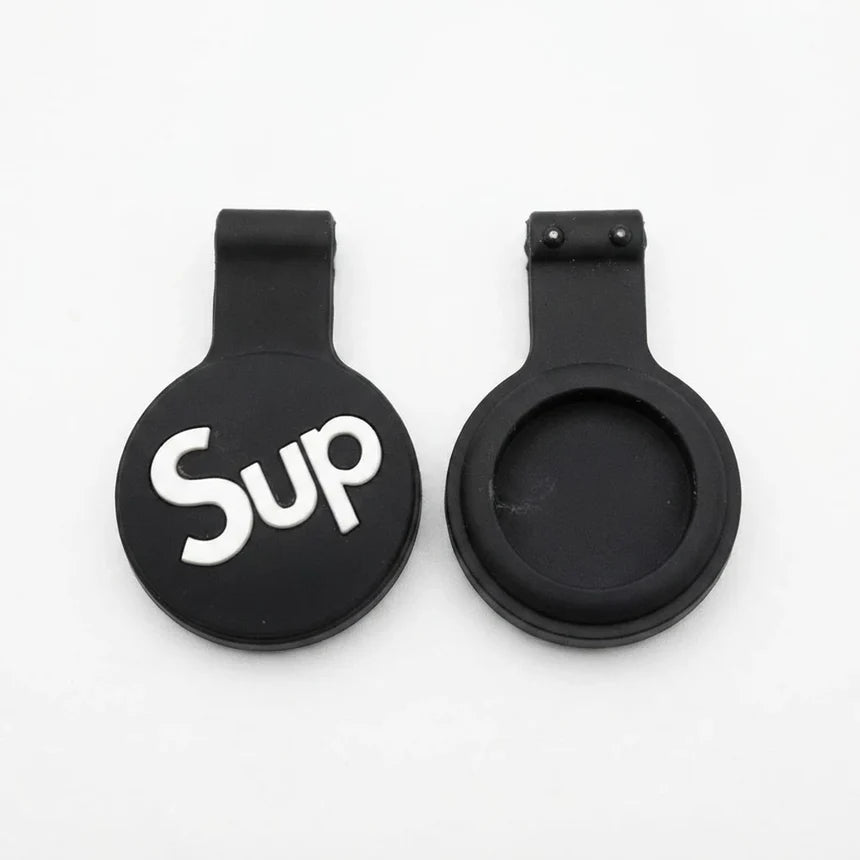 Supreme airtag holder on a white background form inkbee store lebanon