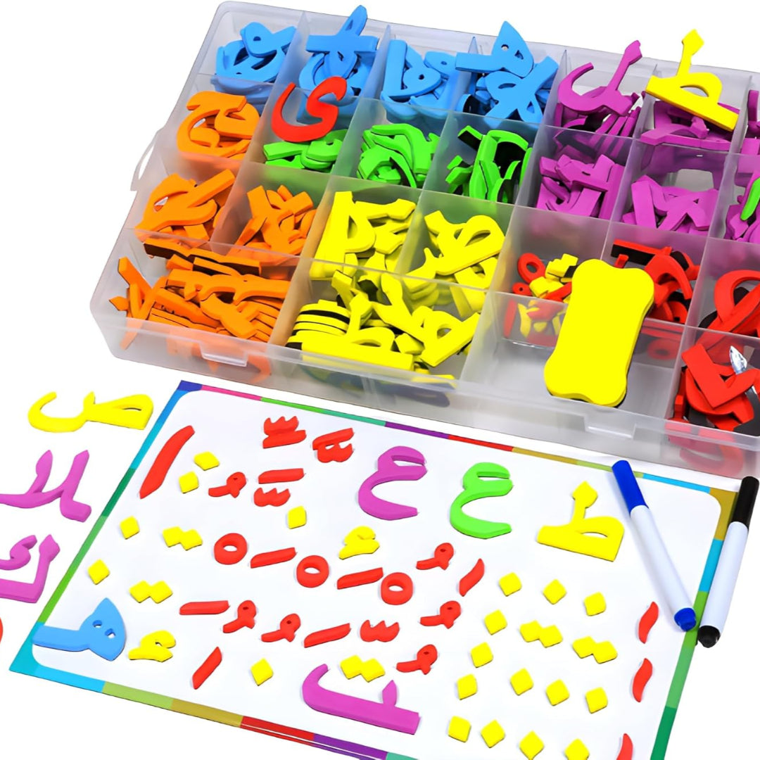 Arabic Magnetic Alphabet Set - Learn Writing, Connecting Letters & Words