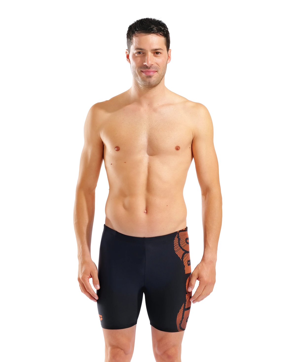 Arena Men Training Swim Mid Jammers Sketch 35 cm