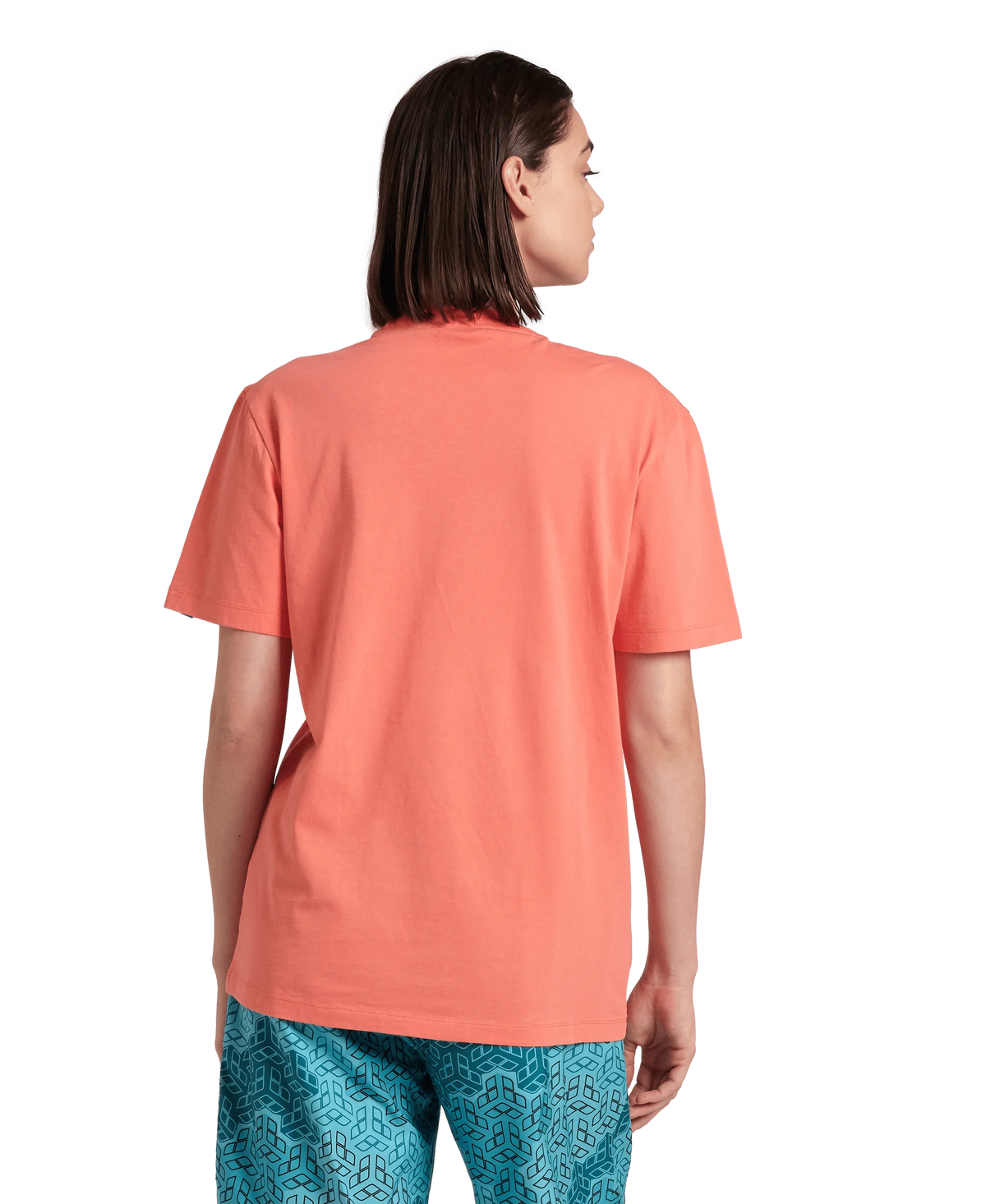 Arena Cotton Logo Calypso Coral T-Shirt