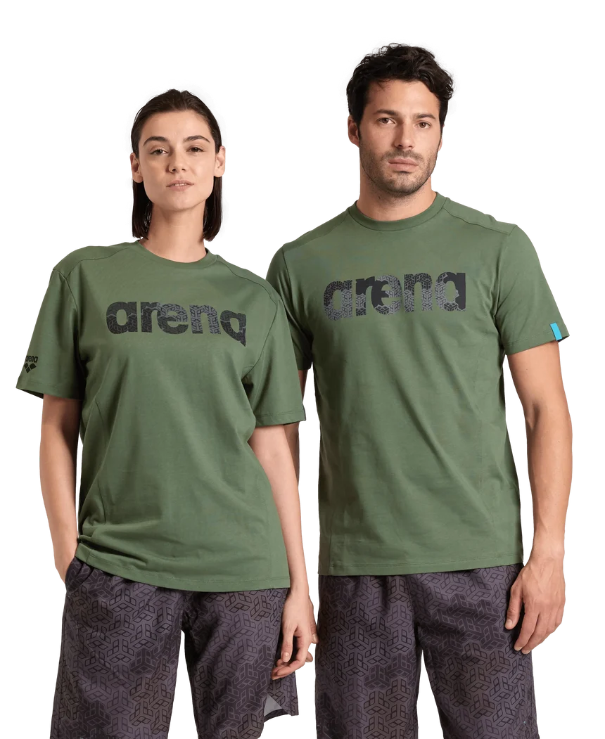Arena Unisex Cotton Logo T-shirt Sage