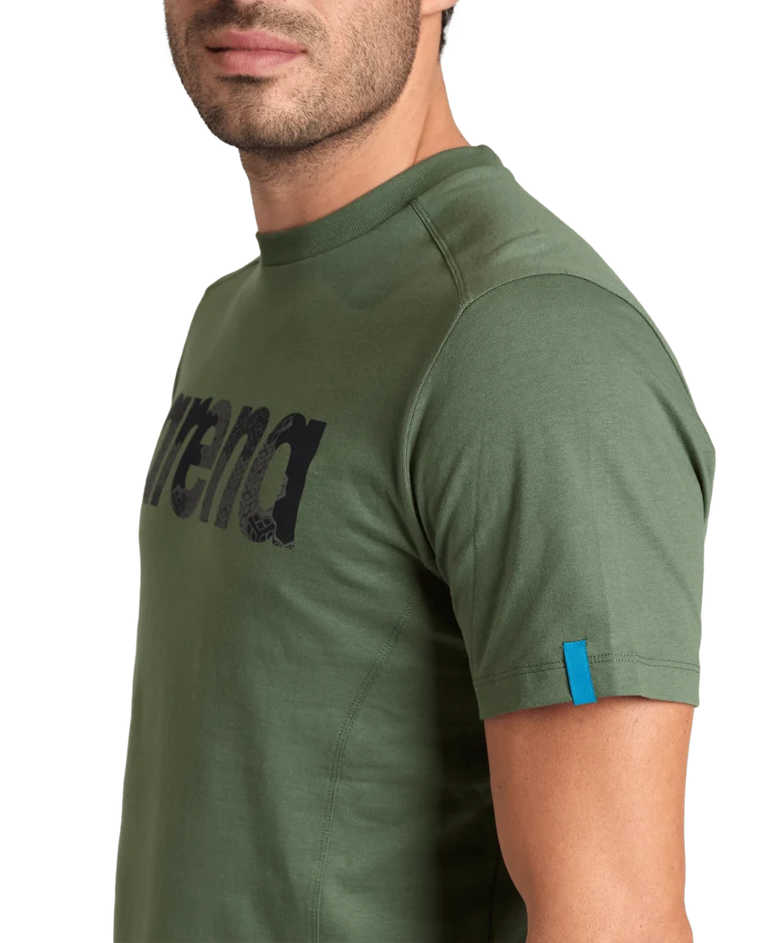 Arena Unisex Cotton Logo T-shirt Sage