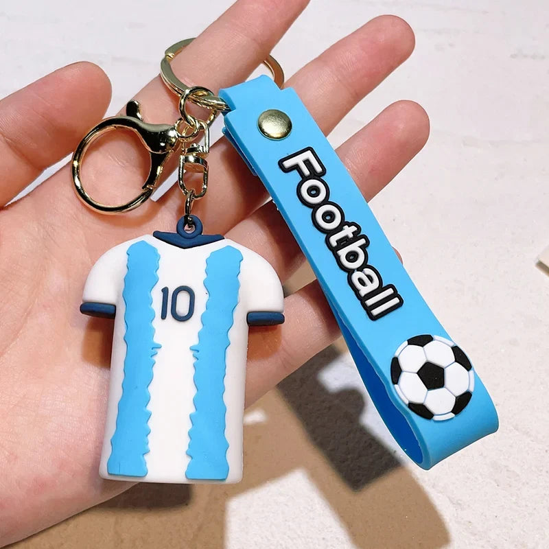Messi Jersey Argentina 3D PVC Keychain
