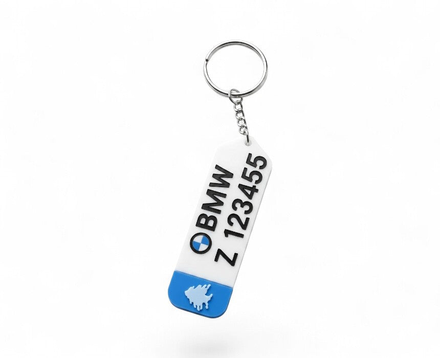 Car Plate Key Chain