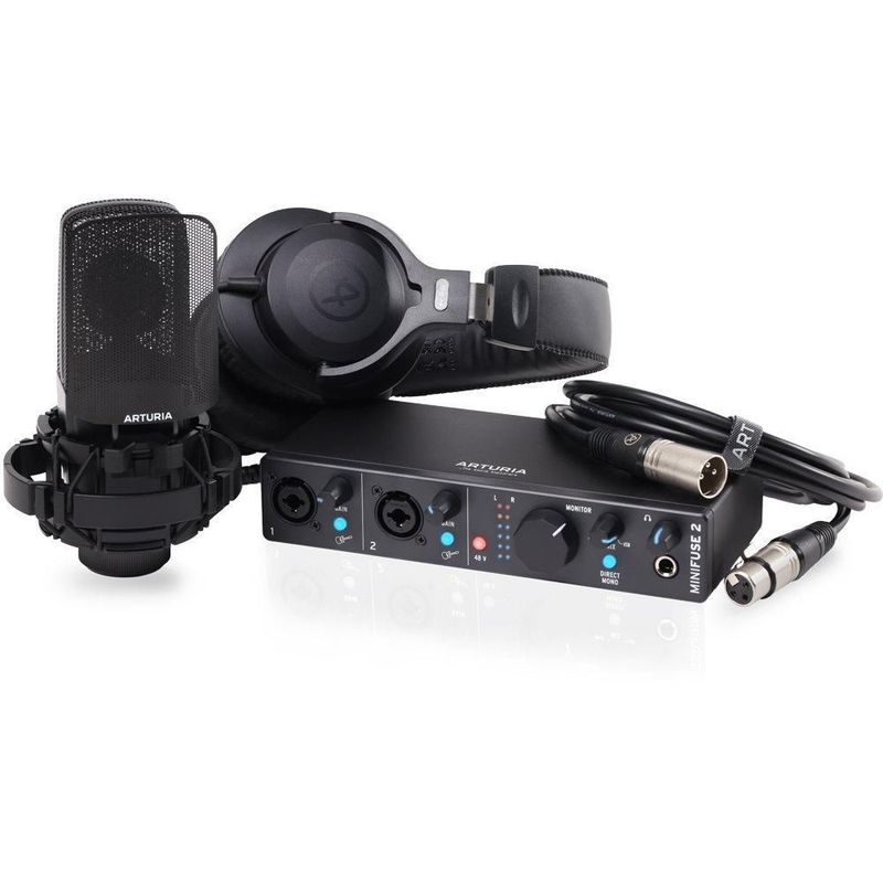 Arturia MiniFuse Recording Pack (Multiple Colors Available)