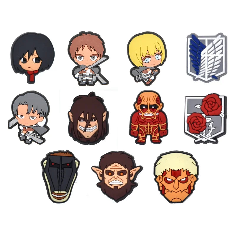 Attack on Titan AOT Shingeki No Kyojin SJK Croc Charms for Crocs | Jibbitz