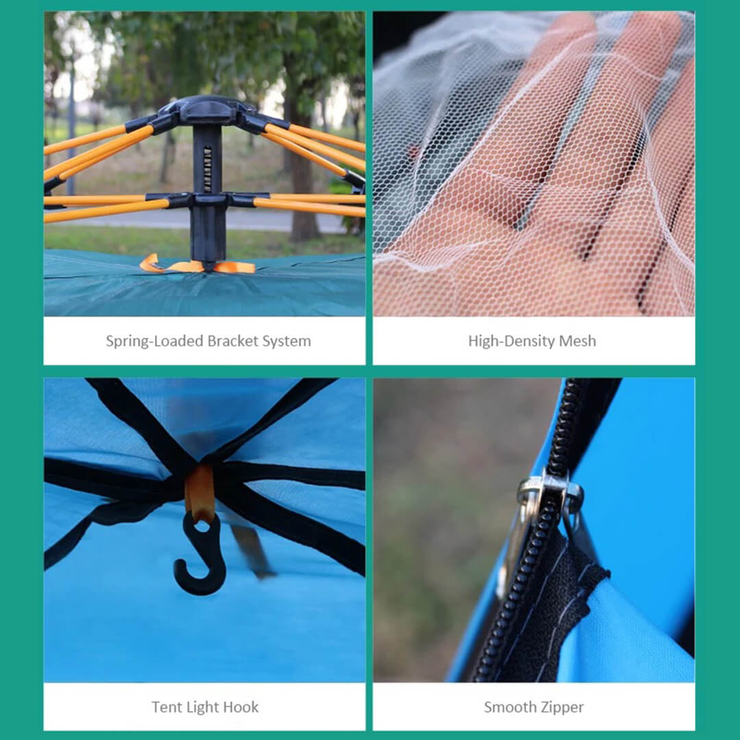 Automatic Waterproof Breathable Camping Tent 3-4 Persons