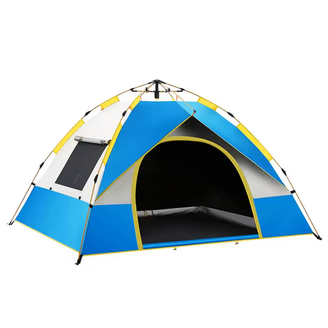 Automatic Waterproof Breathable Camping Tent 3-4 Persons Blue