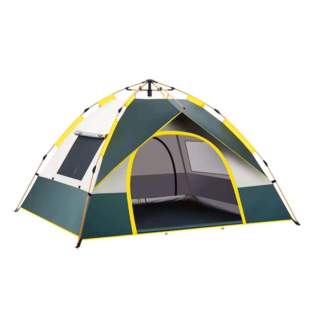 Automatic Waterproof Breathable Camping Tent 3-4 Persons Green