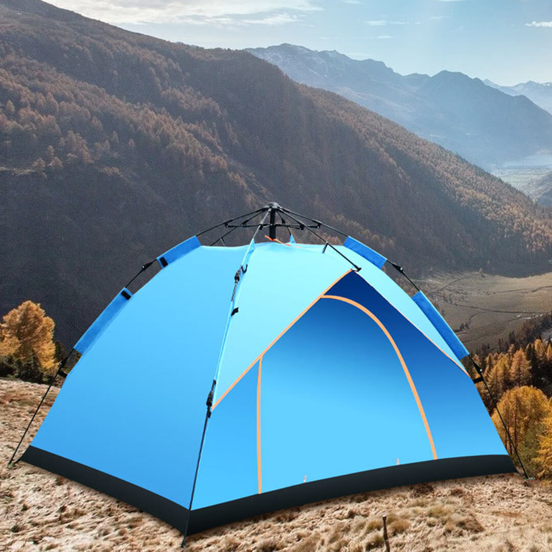Automatic Waterproof Camping Tent - 3-4 Persons