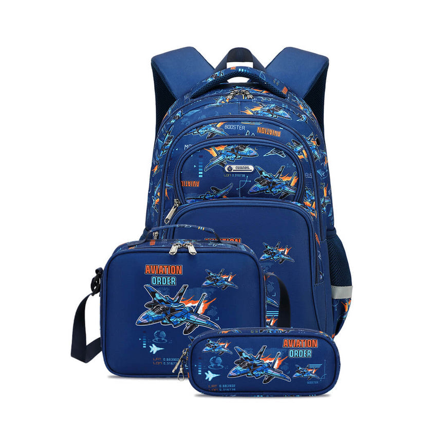 Aviation theme backpackset for primary students