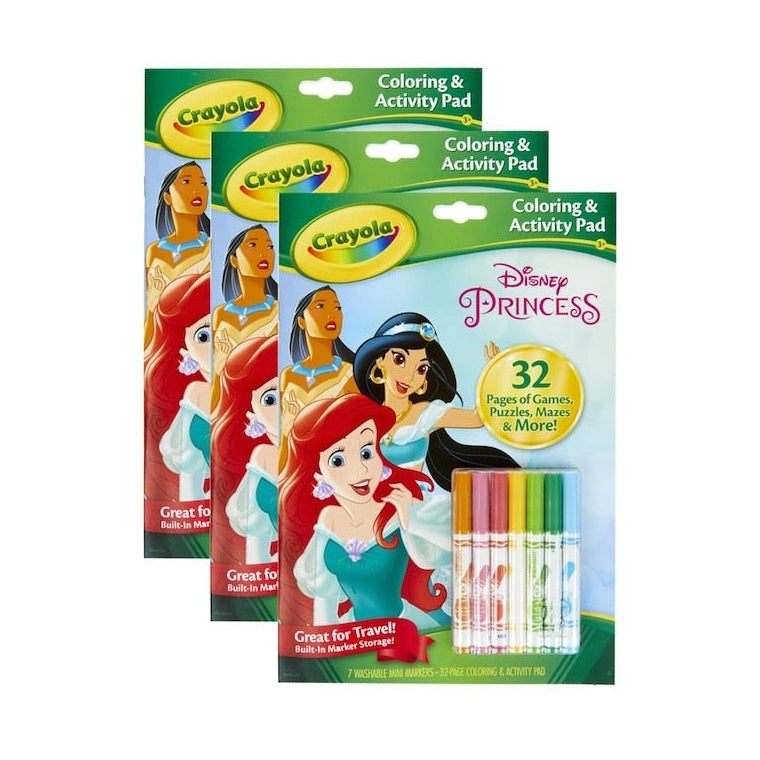 Crayola Disney Princess Coloring and Activity Book by Crayola