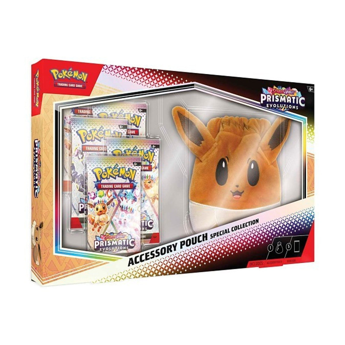 Pokémon TCG Prismatic Evolutions Accessory Pouch Special Collection by Pokémon