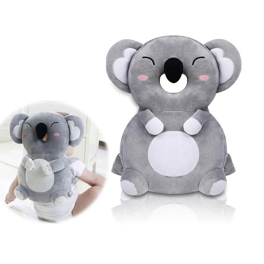 Baby head protector backpack koala grey for 4-24 months