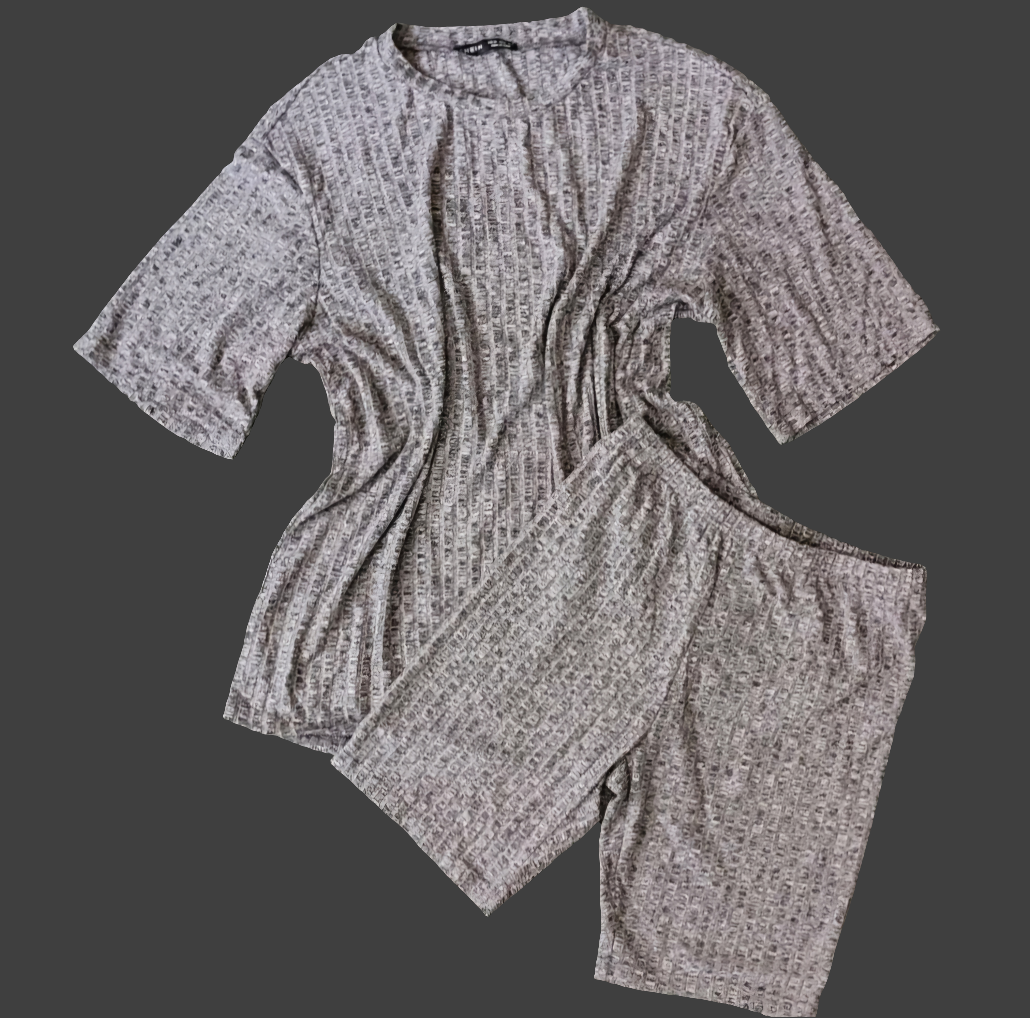 Shein Pijama Set T-Shirt And Short Size XS