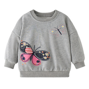 Kids’ Cotton Long-Sleeve Sweater | 1–9Y