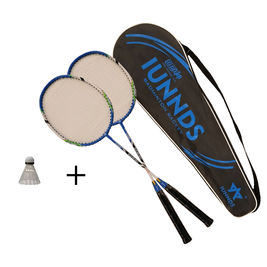 Badminton Set of 2 Rackets 1 Bag 1 Shuttlecock