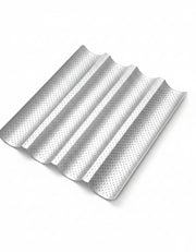 Baguette non-stick perforated tray 38x32x2.5 cm (7 cm x 4 loaves)