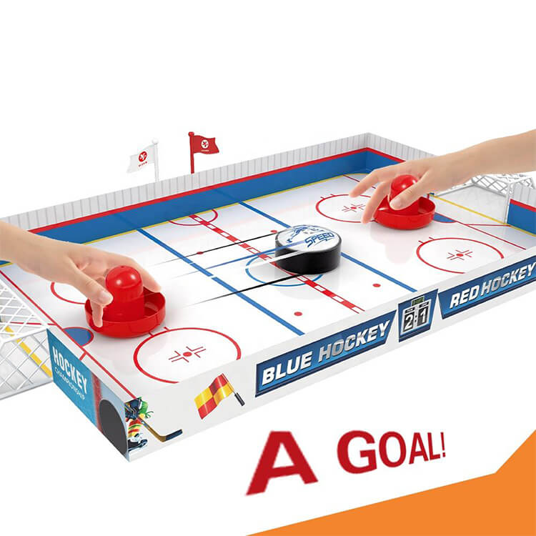 Battery-Powered Ice Hockey Board Game