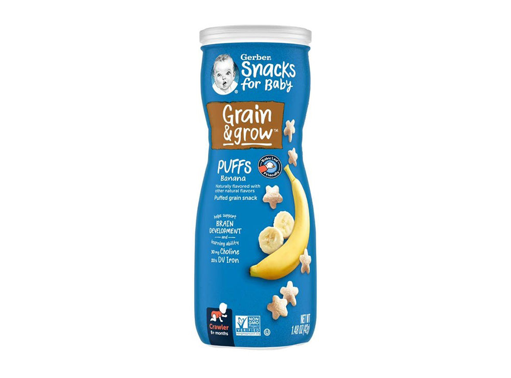 Gerber Organic Banana Puffs 42 g