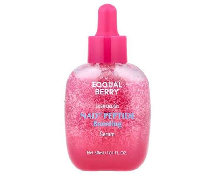 EQQUALBERRY Lush Blush NAD+ Peptide Boosting Serum, 30ml
