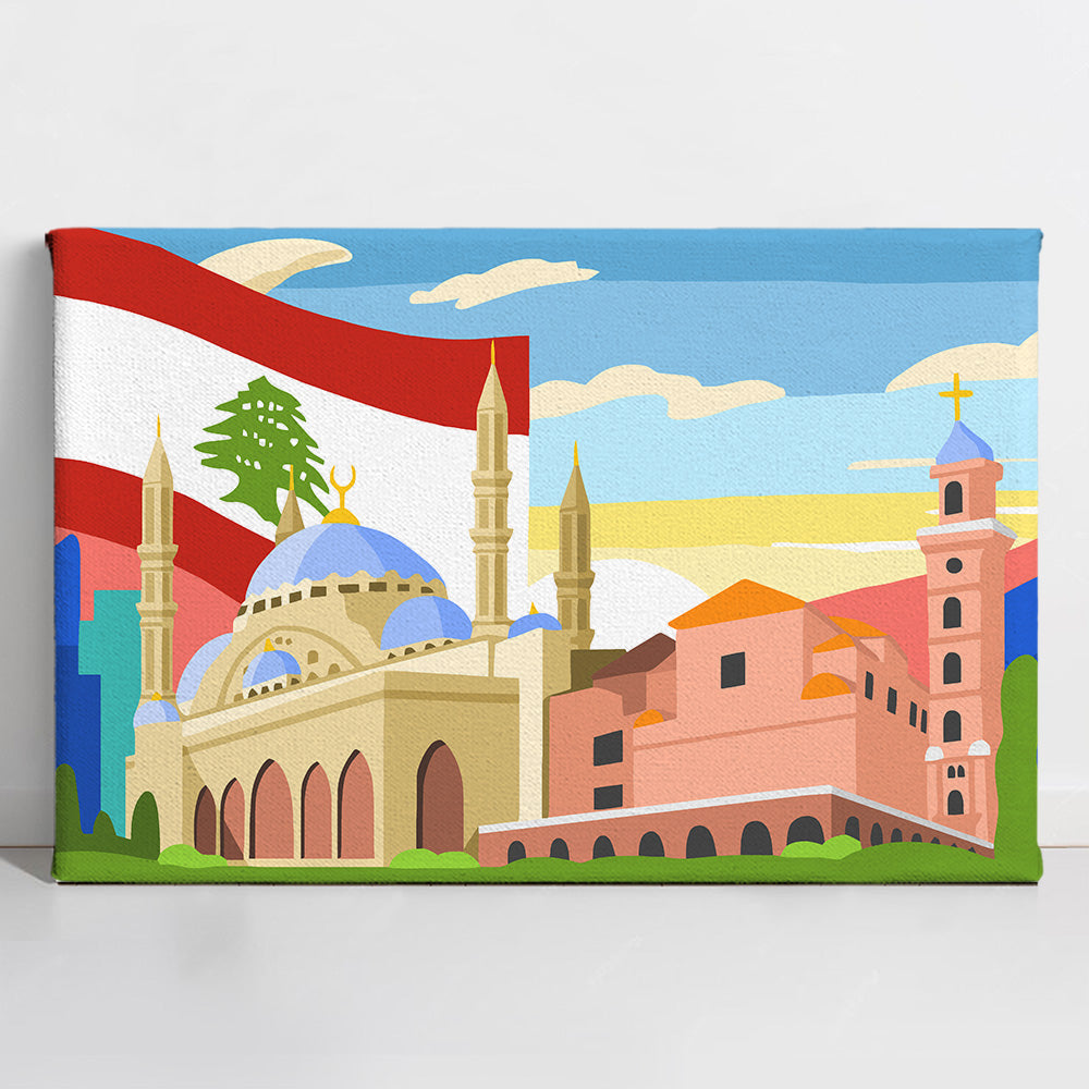 Beirut, Heart and Soul - Paint By Numbers Kit