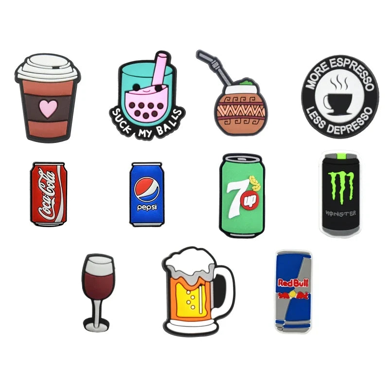 Beverages and Drinks Croc Charms for Crocs | Jibbitz