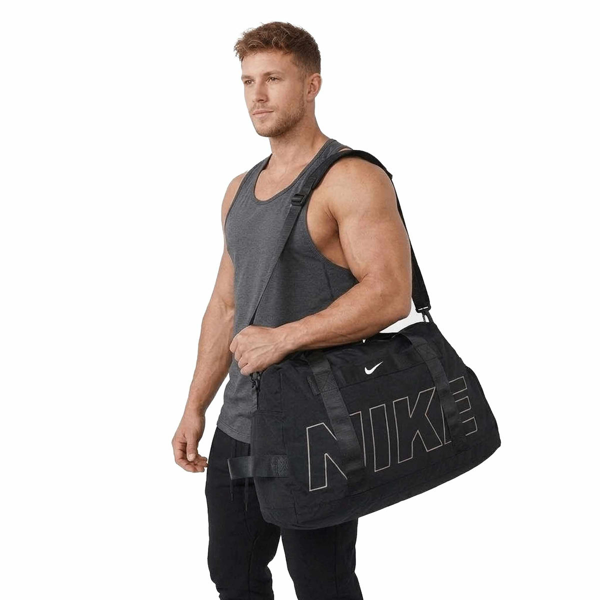 Medium Gym Duffle Bag Black