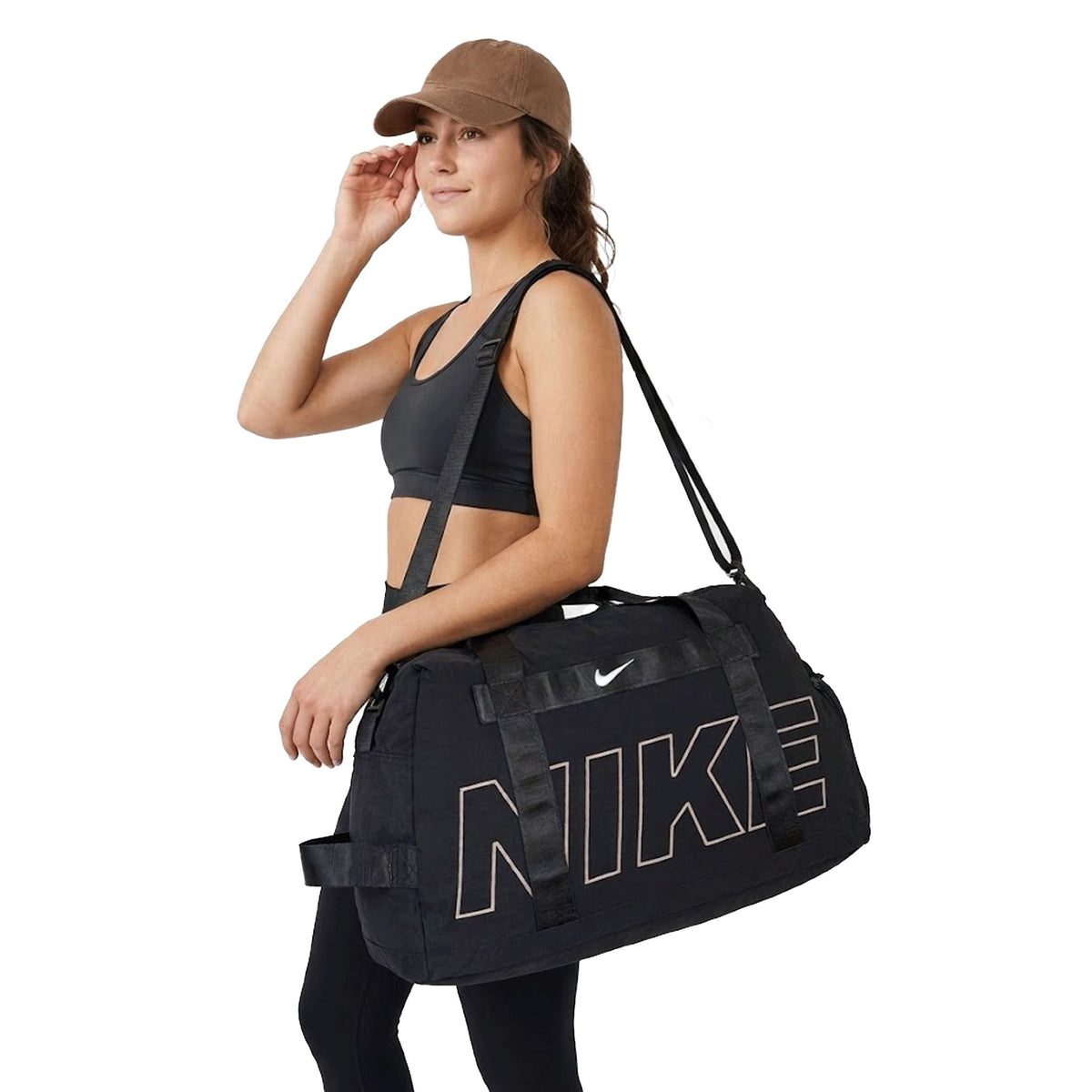 Medium Gym Duffle Bag Black